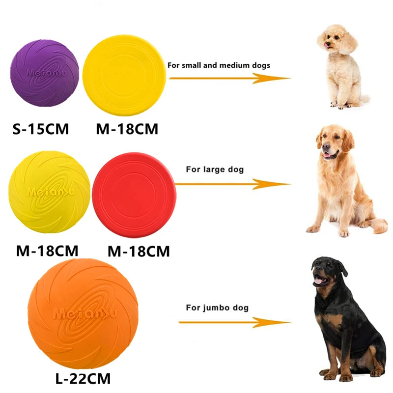 Bite-Resistant Dog Flying Disc – Outdoor Training Toy