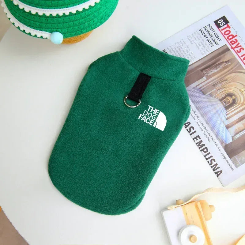 Fleece Dog Sweater – Warm Winter Vest for Small Dogs