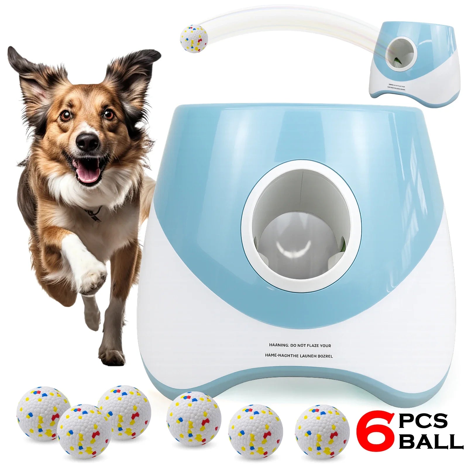 Automatic Dog Ball Launcher – Interactive Rechargeable Toy