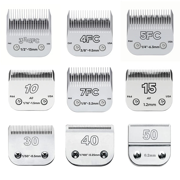 Professional A5 Pet Clipper Blades – Compatible with Andis & Oster