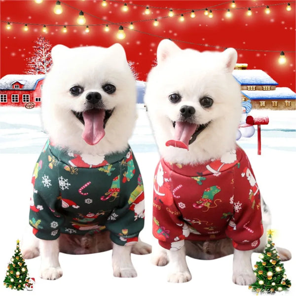 Christmas Pet Sweater – Warm Winter Coat for Dogs & Cats