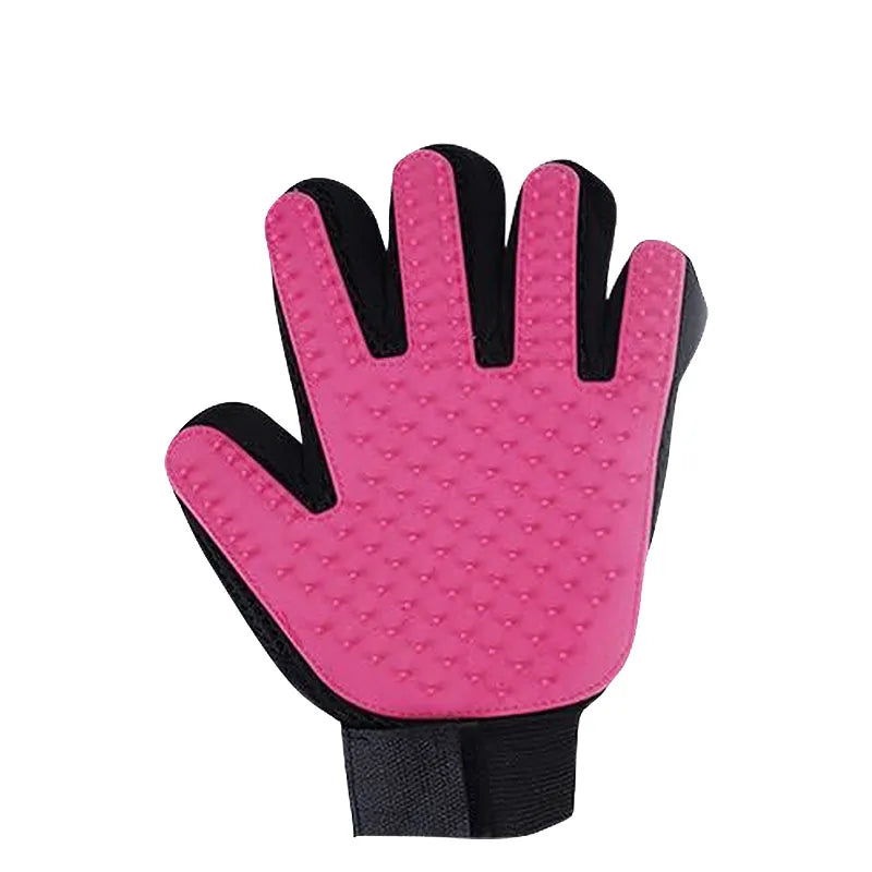Pet Grooming Glove – Rubber Hair Remover & Massage Brush