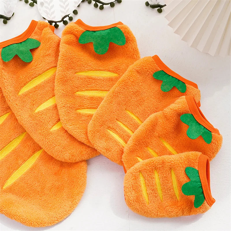 Winter Fleece Pet Coat – Warm Vest for Small Dogs & Cats