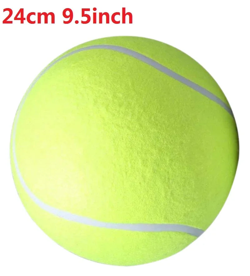 Giant Dog Tennis Ball – Jumbo Plush Chew & Training Toy