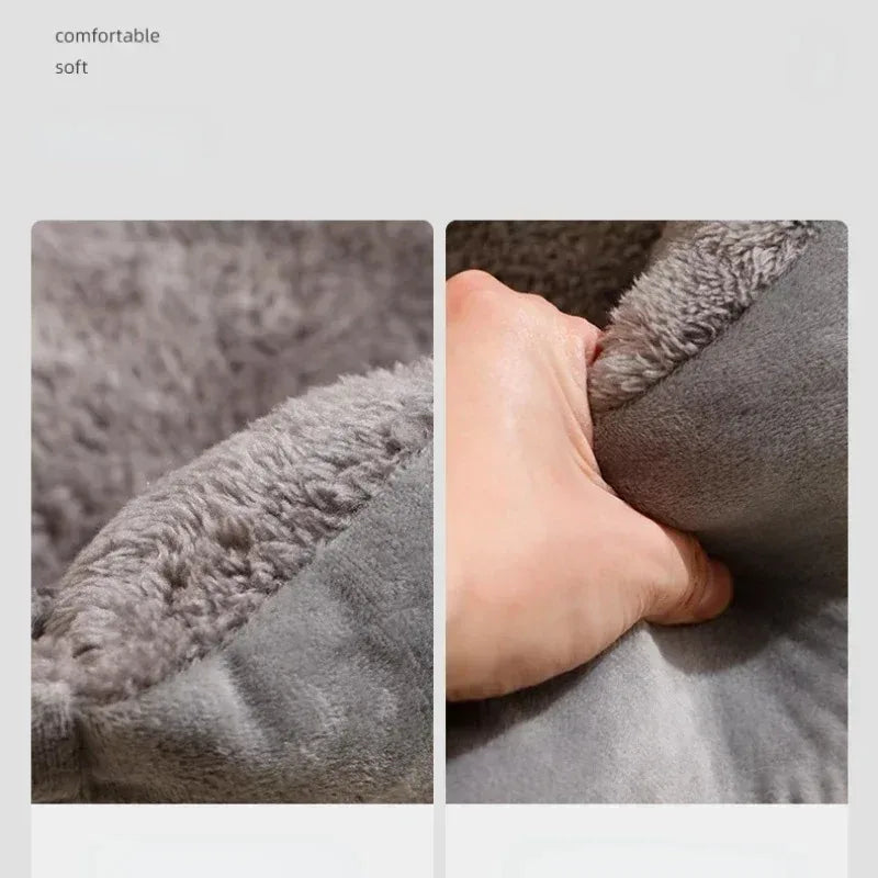 Cat & Dog Bed – Soft Cushion Basket House for Pets