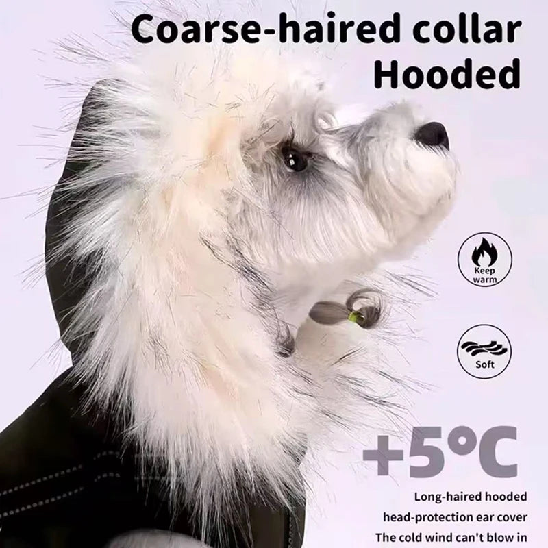Fleece Dog Hoodie – Warm Winter Coat for Dogs & Cats