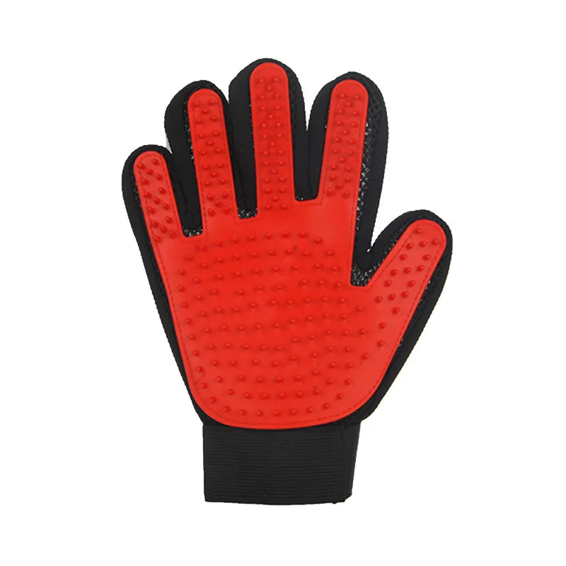 Pet Grooming Glove – Rubber Hair Remover & Massage Brush