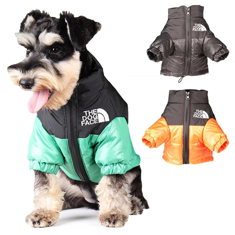 Winter Dog Jacket – Windproof Reflective Coat for Small & Medium Dogs