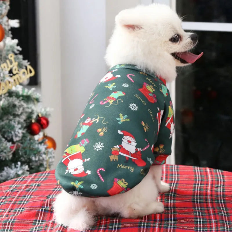 Christmas Pet Sweater – Warm Winter Coat for Dogs & Cats
