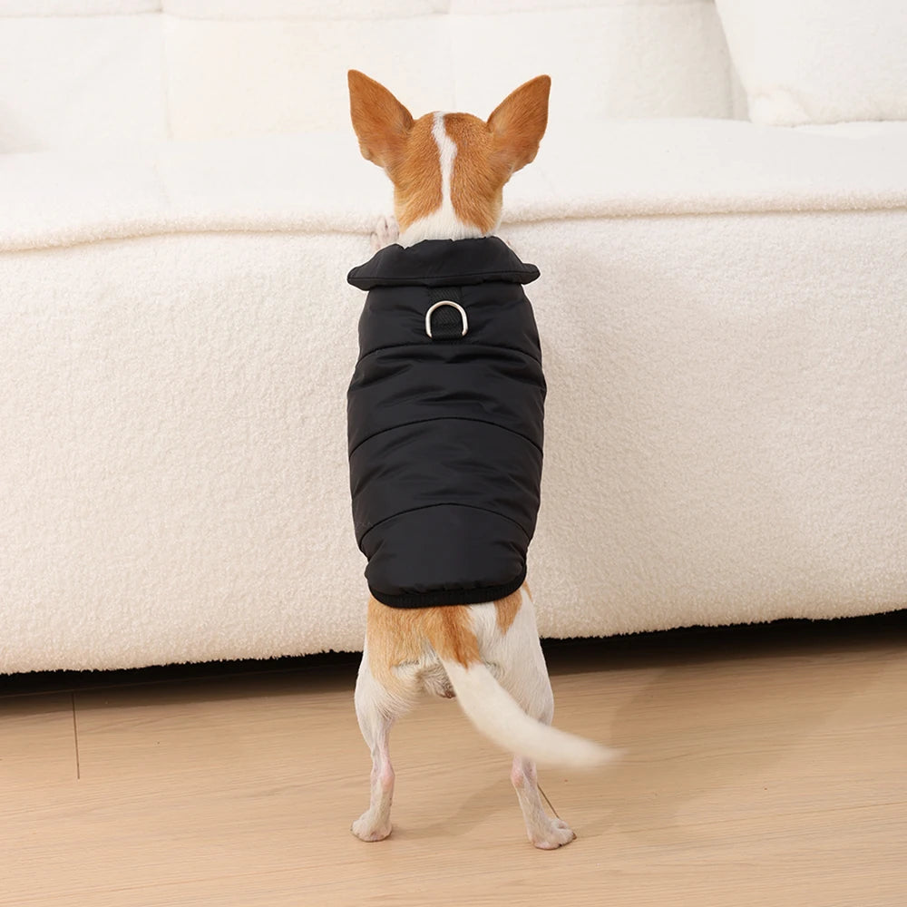 Waterproof Winter Dog Coat – Fleece Jacket for Small Pets