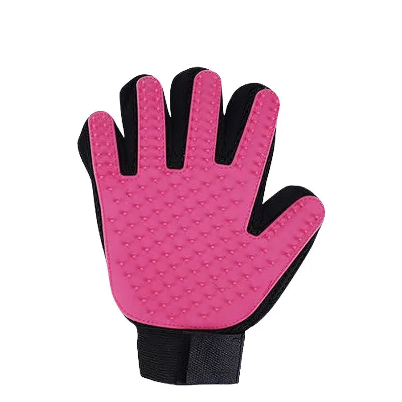 Pet Grooming Glove – Rubber Hair Remover & Massage Brush