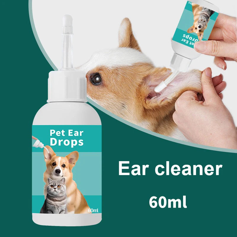 Pet Ear Wash – Ear Cleaning Solution for Dogs & Cats