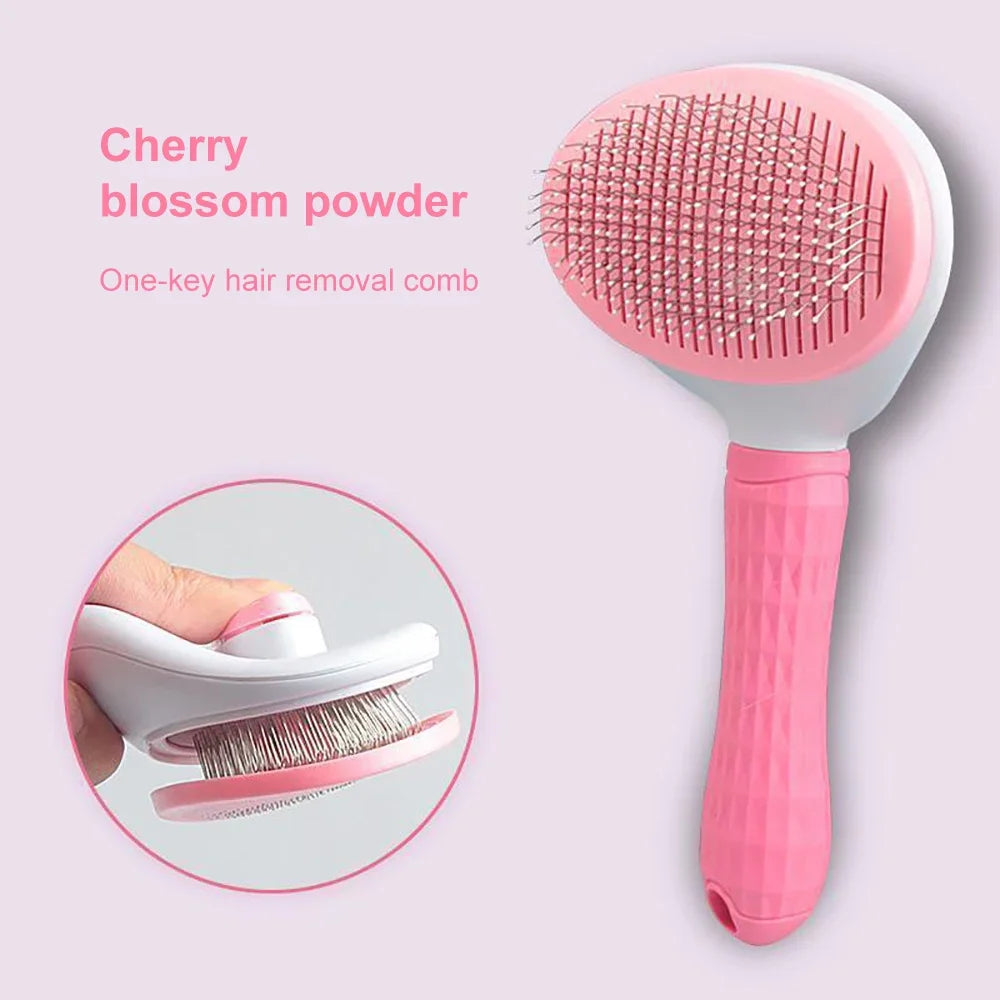 Pet Hair Remover Brush – Grooming Comb for Dogs & Cats