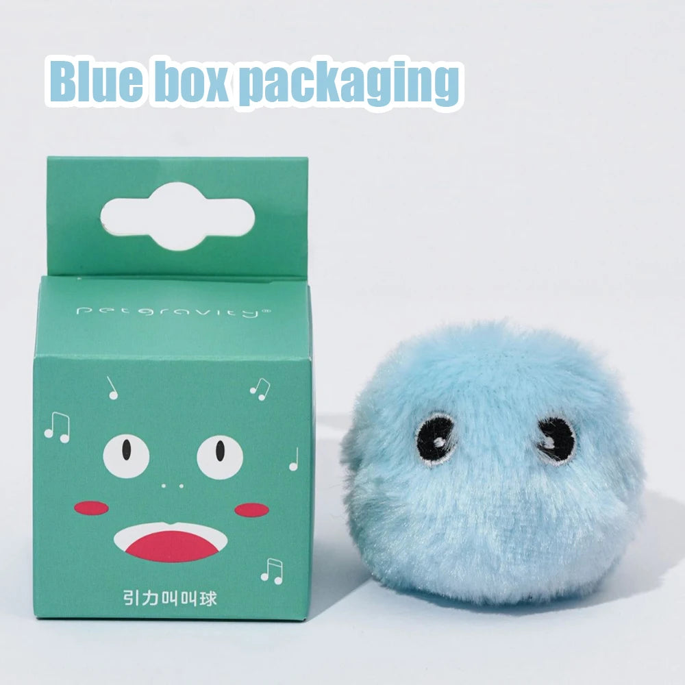 Interactive Plush Squeak Ball – Electric Cat & Dog Toy (1/3Pcs)