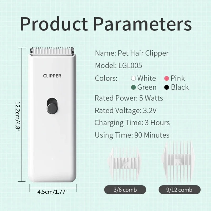 Electric Pet Hair Clipper – Professional Dog Trimmer